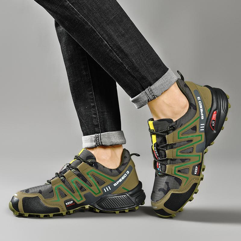Product Introduction of Men's Climbing Trekking Shoes Men Casual Shoes Breathable Wading Sneakers Men Non-Slip Outdoor Hiking Shoes Plus Size 39-48 3
