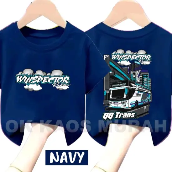 Kaos bis winspector/kaos anak bus winspectobaju telolet 2