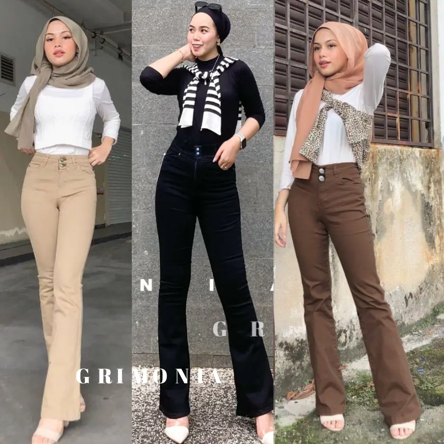 GS-Jeans HW Cutbray Katara-Jeans Streetch