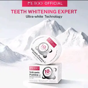 MeToo Probiotic Pearl Whitening Tooth Paste Powder 50g - Pemutih Gigi dengan Probiotik dan Bubuk Mutiara