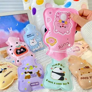 [randomstuff] Pouch Air Panas 150ml Motif Kartun Print Sablon Kompress Hot Water Little Pony Capybara Panda Kitten Compress Bag Anti Bocor Unik Berkualitas Kantong Air Panas Penghangat Badan Colorful Aesthetic 1