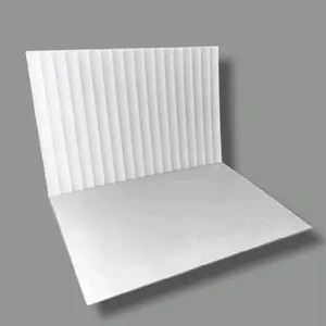 Alas Foto Lipat 30x45 Backdrop Background Foto Aestatic Motif Gelombang Putih