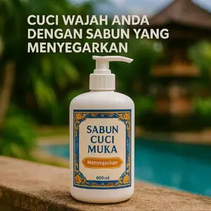 SABUN MANDI 600ML ISI REFFIL PERAWATAN PRIA Soap Mencerahkan kulit Balinese petani