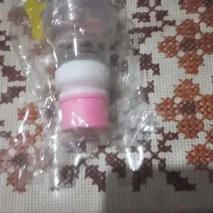 LITTLE BEE Sambungan Kran Air Flexibel Berfilter Kemasan Dus Putar 360' Filter Kran Air berbentuk kincir Hemat Air 50% Material Silikon Plastik dan Kaca Cocok untuk Kepala Keran 3cm