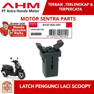 Latch Pengunci Laci Pengait Kunci Laci Scoopy New 2025 K2FP ABS Tebal Presisi Motor Sentra Parts AHM - Motorcycle 81137-K2C-V01