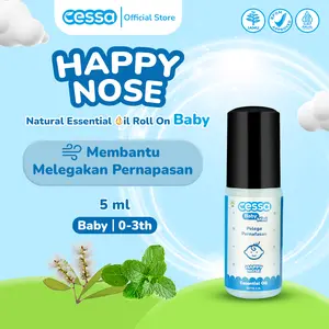 Cessa Baby Happy Nose 5 Ml - Natural Essential Oil Melegakan Pernapasan