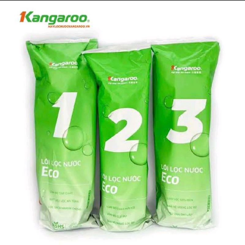 Lõi Lọc Nước Kangaroo Eco - Bộ 3 Lõi Lọc Nước Chất Lượng Cao