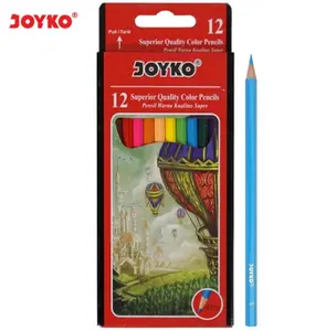 PENSIL WARNA JOYKO PANJANG 12 WARNA CP 100
