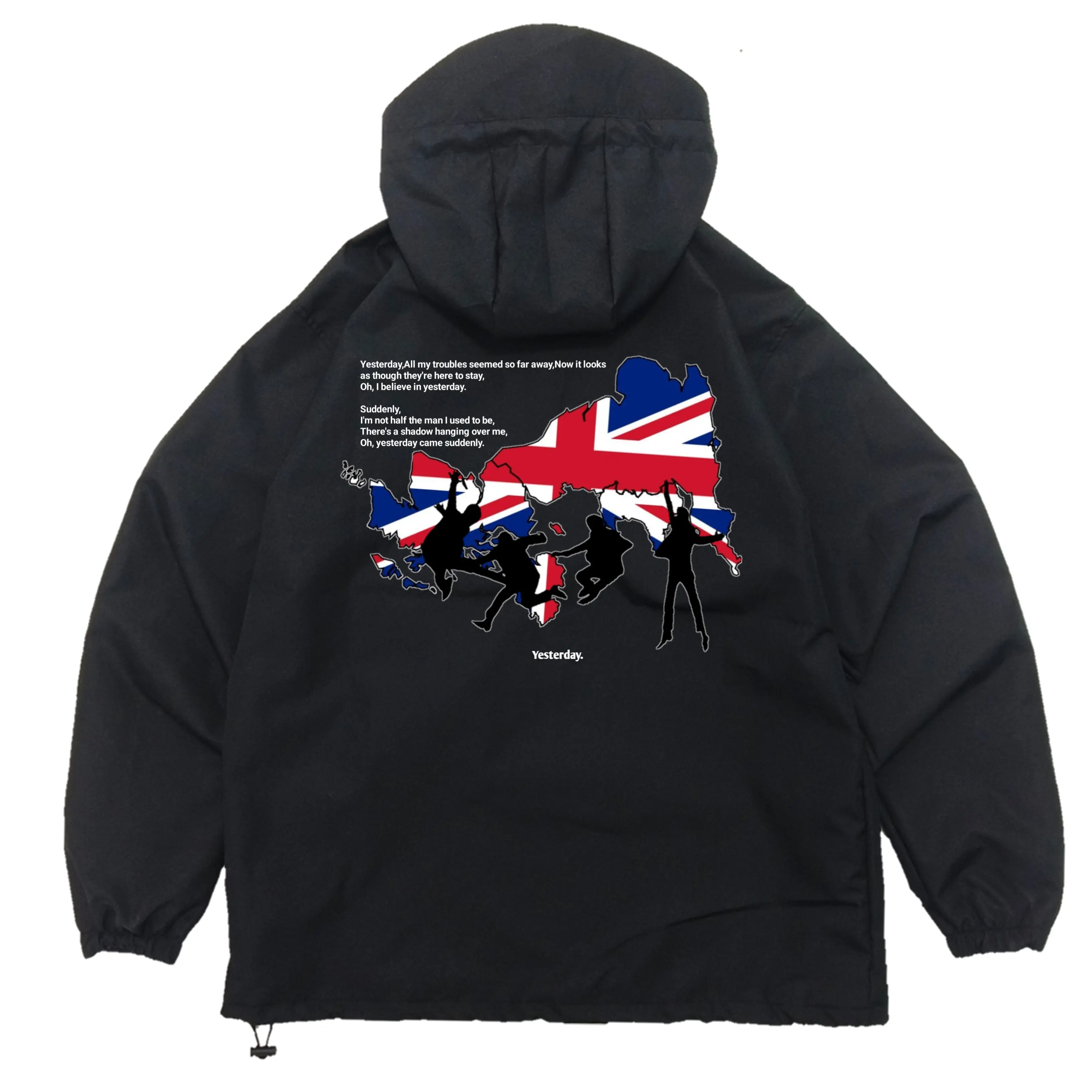 Jaket Gropcore Sablon The Beatles Yesterday Gropcore Jaket Pria Wanita Bisa COD Outer