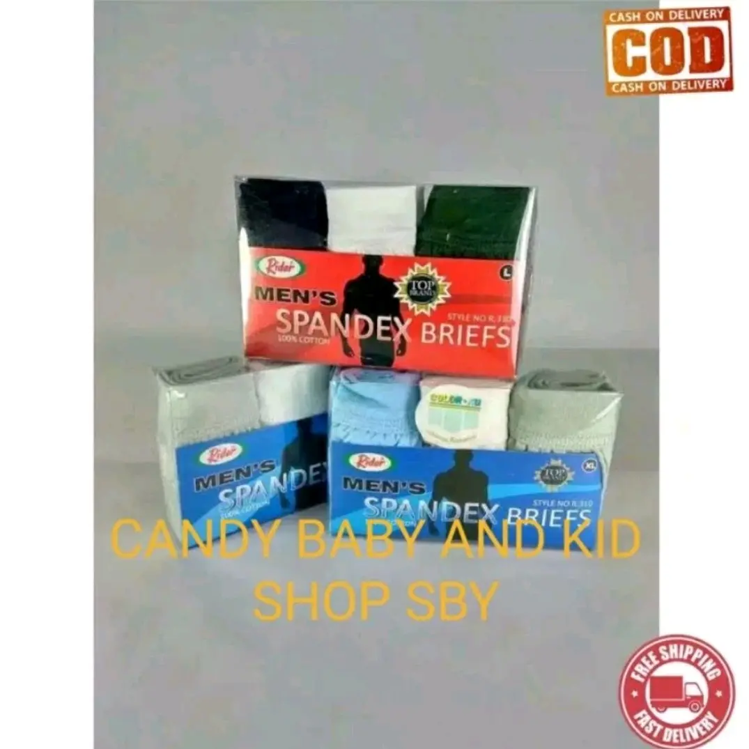 Celana Dalam Pria Rider R310B Underwear Cowok Man Original R 310 BW MR BR Dewasa Katun Adem Lembut