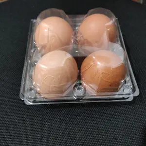 Tray Telur 4 Butir Sudah ada Pengunci / Mika Telur @50pcs