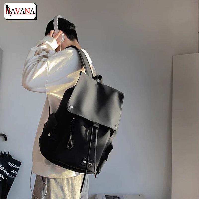 Balo Nam Nữ Unisex Đi Học Đi Chơi Cao Cấp Chống Nước Đựng Vừa Laptop 15.7 Inch HAVANA BAG B0030