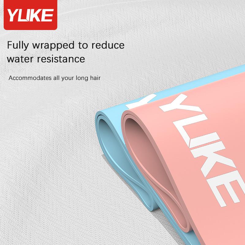 Mũ bơi silicon, YUKE, Độ đàn hồi và khả năng kéo cao, Thoải mái khi đeo mà không bị đau đầu, Thích hợp cho cả tóc dài, Thích hợp cho cả nam và nữ, Thích hợp cho nhiều chu vi đầu 2
