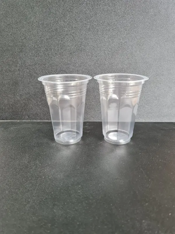 Gelas Plastik Bening Merk Anggur 220ML Isi 50pcs l Gelas Kopi 4