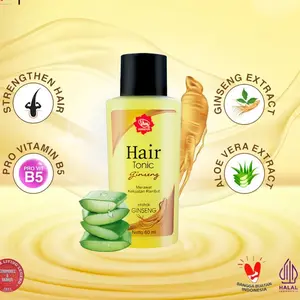 Viva Hair Tonic Ginseng with Pro VIT B5, Ginseng Extract & Aloe Vera Extract - 60 ml