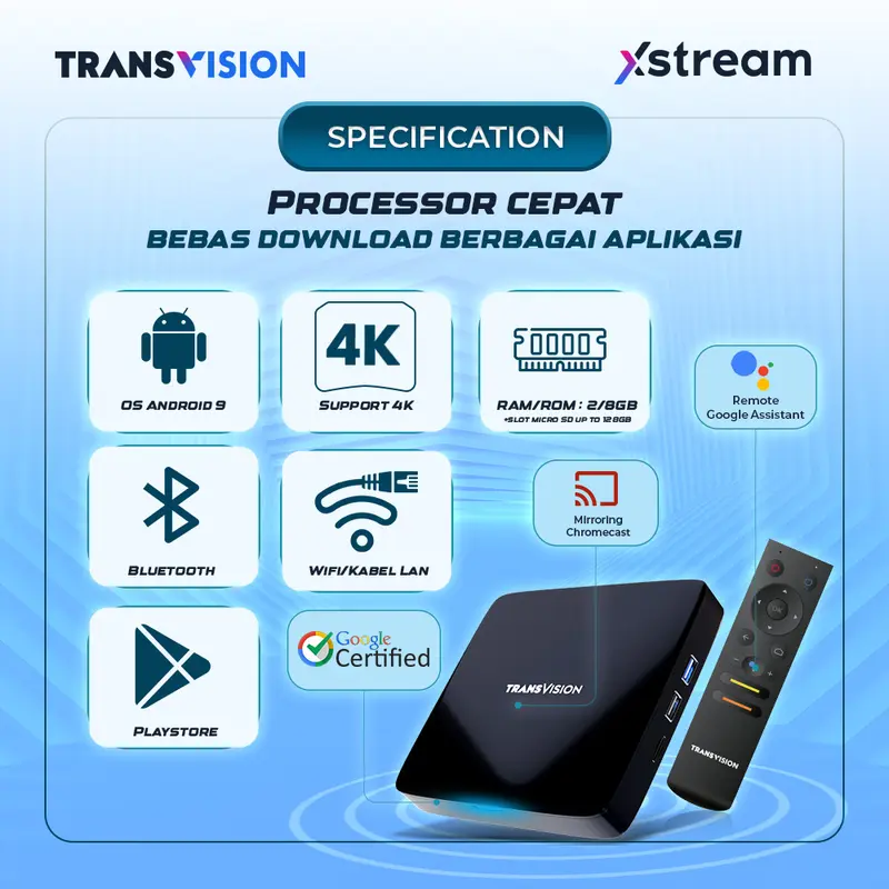 Transvision Xstream 2nd Gen BONUS ALL CHANNEL DIAMOND 3 BULAN 4