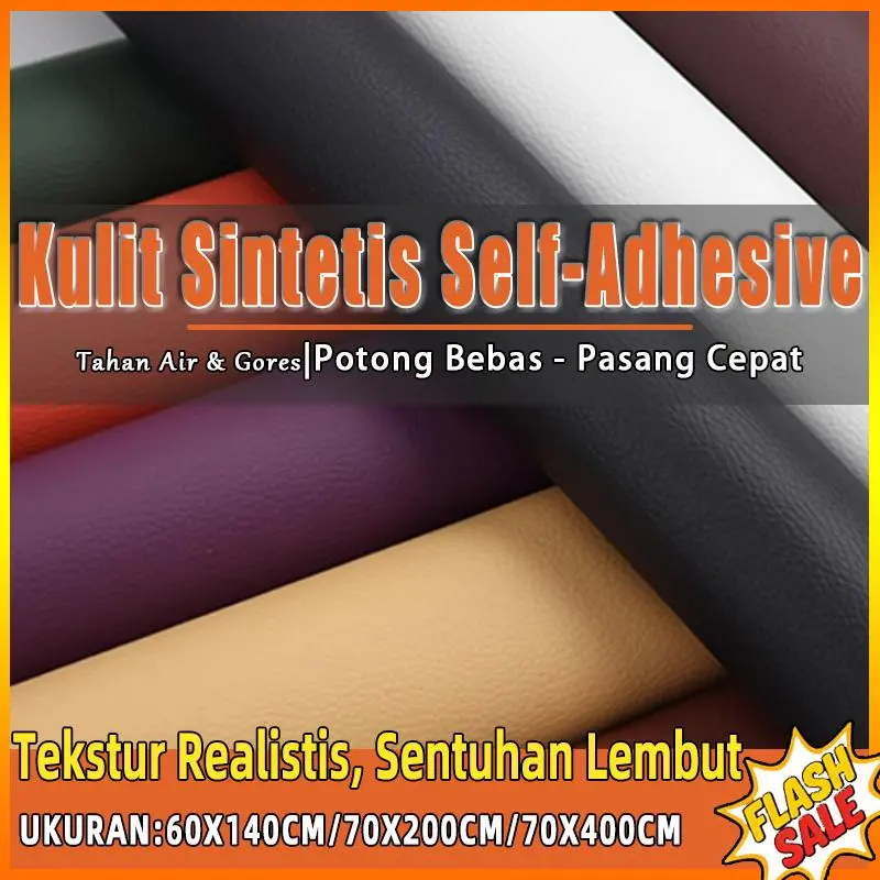 【Tekstur Asli】Stiker Kulit Lychee 3D Seperti Kulit Asli Lembut Dan Mewah