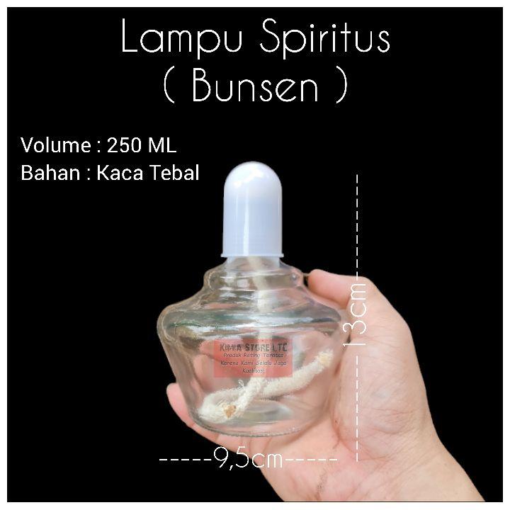 Product Introduction of BUNSEN SPIRITUS 150ML / LAMPU SPIRITUS 150ML / KOMPOR SPIRITUS / KOMPOR CAMPING Alat Laboratorium 0