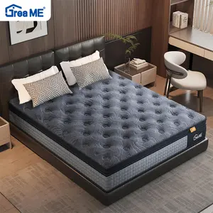 Kasur Pegas Busa Dingin Premium, Tebal 26/30 cm, Kasur Lantai Lembut, Anti Lembab, Termasuk Bantal Gratis