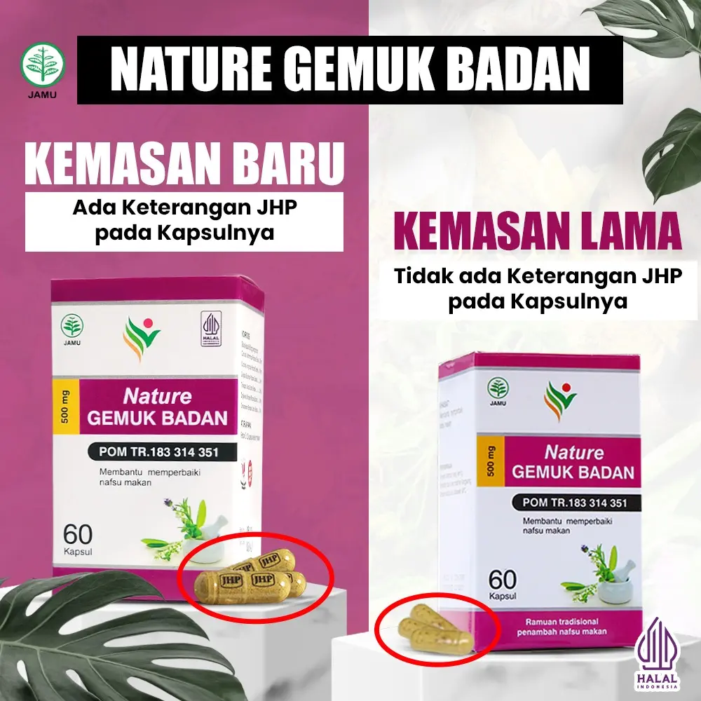 PROMO GEMUK BADAN NATURE PENGGEMUK PERMANEN HERBAL ALAMI ORIGINAL Membantu Menambah Nafsu Makan