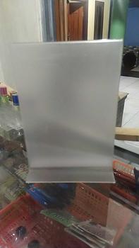 Product Review of Tempat Brosur A5 Potrait 2 Sisi Akrilik 2mm - Tent Holder / Tent Card Stand Display - Desk from T**a 0