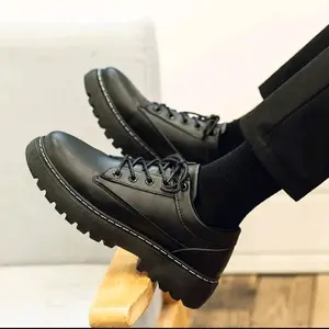 Sepatu Pria Docmart Gavi Pantofel Tali Hitam Matte Karet Casual Sneakers Shoes sepatu  pantofel fleksibel sepatu formal