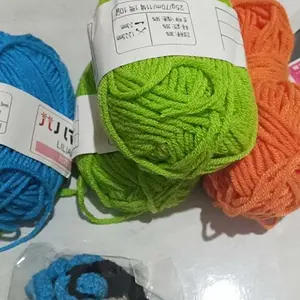 PART 1 : [25gram] Benang Rajut Katun Susu 4 Ply / Small PLY Milk Cotton / Cotton Yarn Milk 4ply 25gram