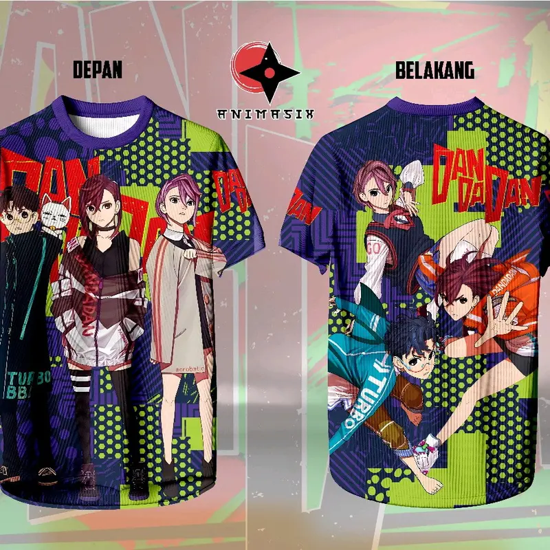 ANIMASIX - KAOS ANIME PART 2 S-XXXL CEWEK COWOK JAPAN UNISEX TSHIRT FULL PRINT 2