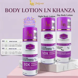 [ISI 3 BOTOL] Lotion 10x Dosting Kelupas Paket Lotion Siang Malam HB Whitening BPOM