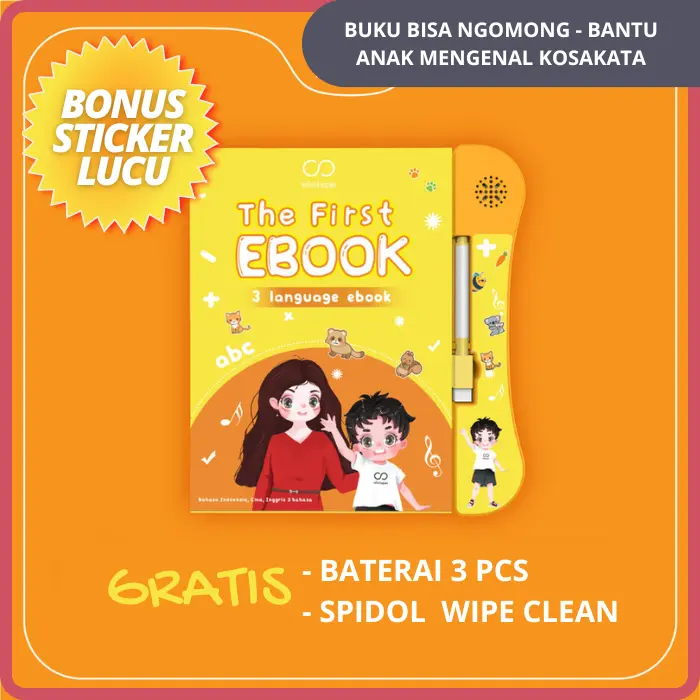 Mainan Edukasi Anak Balita Bayi 3 4 5 Tahun Laki Perempuan Cowok Cewek Viral Kado Buku Pintar Ebook Bisa Bicara Bunyi Belajar Ngomong Smart Book Bersuara Versi Umum Dari Galerideunik Permainan Educational Toys Kids 0