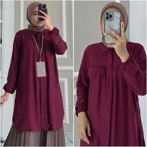 Zalfaoutfit ALIDA tunik rayon polos
