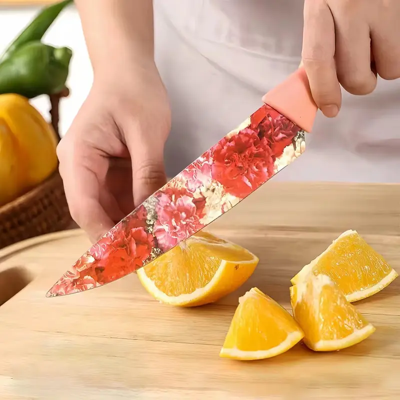 Kitchen knife Set 6in1/Pisau set lengkap / Pisau Dapur Set 6 in 1 Bahan Stainless Steel / Great Ceramic Knife Set pisau corak Kitchenware 4