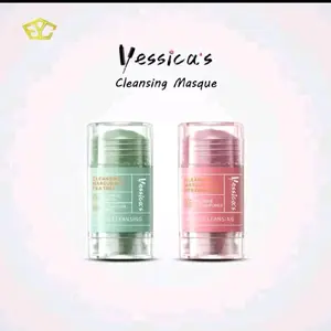 Yessica's Tea Tree & Strawberry Anti Pores & Acne Clay Stick Mask-50gr  BPOM ORI