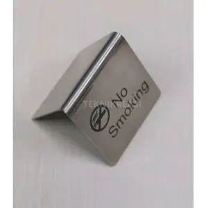 Custom Sign Table Stainless / Penanda Meja No Smoking / Penanda Meja Restoran / Penanda Meja Reservasi/ Penanda Meja Customer Service / Sing Smoking Area/ Sign No Smoking / Sign Reseved