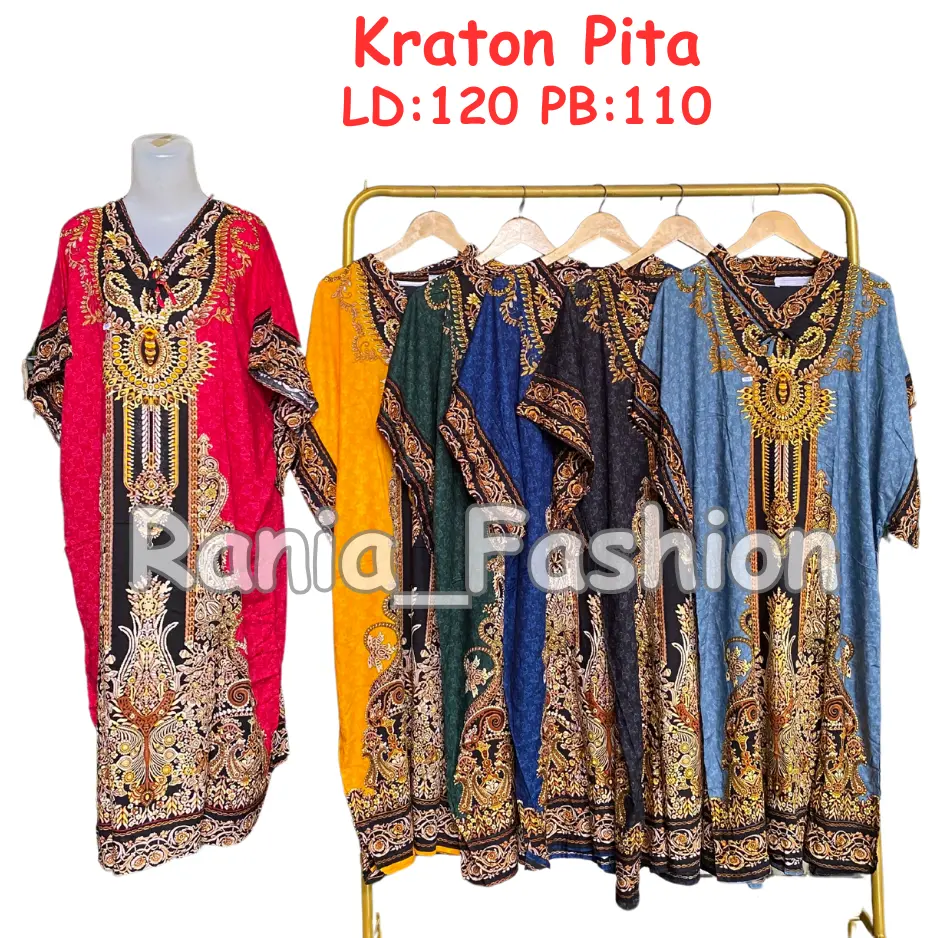 Daster Rania Fashion motif PITA KRATON Terbaru