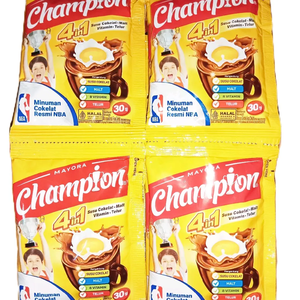 Energen Champion Coklat 4in1 30 Gram 1 Renteng Isi 10 Pcs