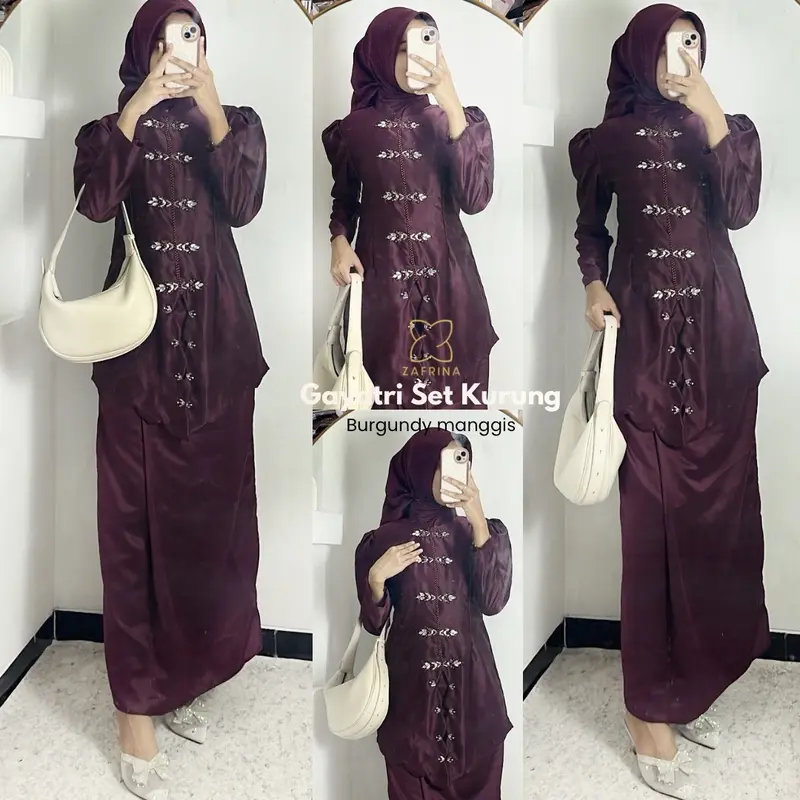 GAYATRI KURUNG MELAYU/BAJU WISUDA/BAJU BRIDESMAID/BAJU LAMARAN/BAJU KONDANGAN 2