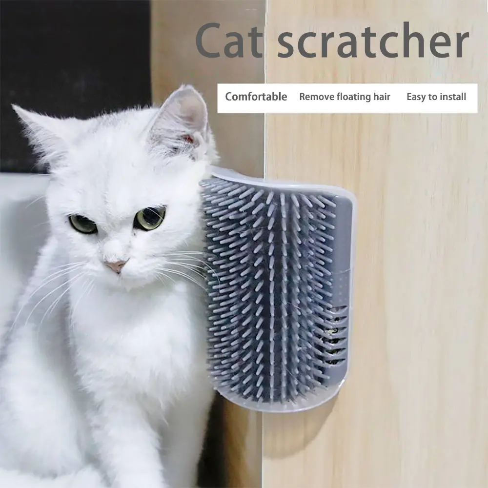 Massager for Cats Pet Products Pets Goods Brush Remove Hair Comb Grooming Table Dogs Care Accessories Things Strip
