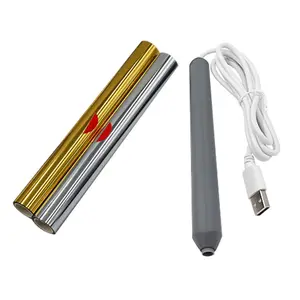 AS60-Usb Plug In Hot Heated Foil Pens Set Heat Foil Pen Gold Foil Hot Stamping Pen With Tip Hot Foil Roll Drawing Pen
