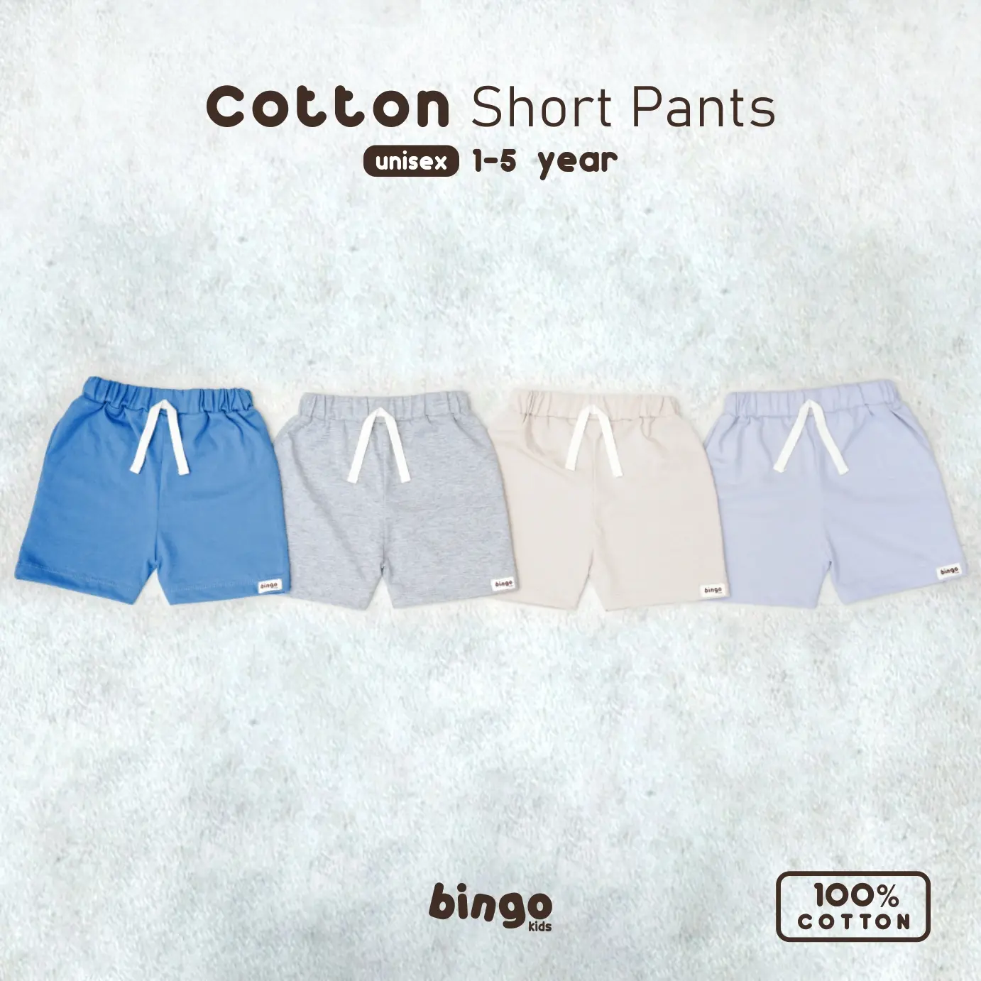 Cotton Short Pants Anak 1-5 Tahun Celana Pendek Anak New Series