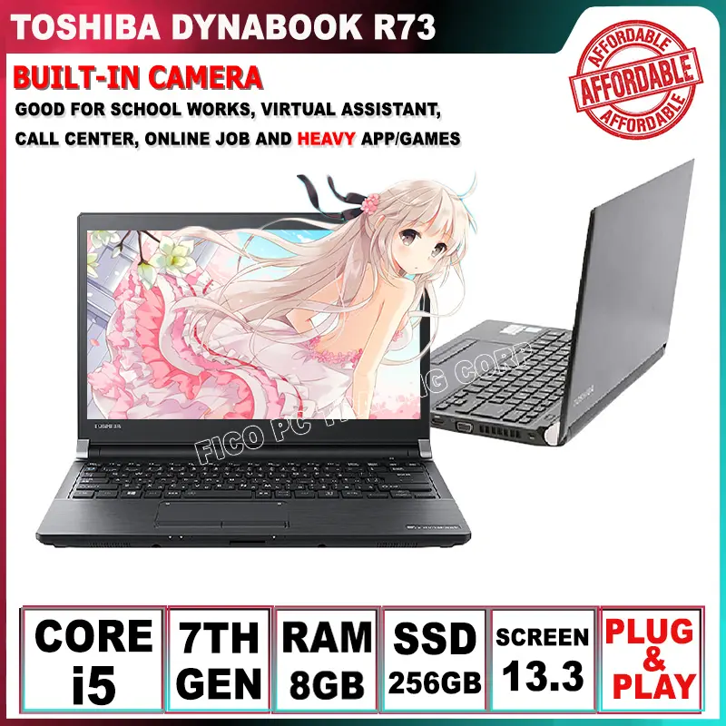 Pre-owned] Toshiba Dynabook R734 13.3 inches core i5 4th GEN 8GB
