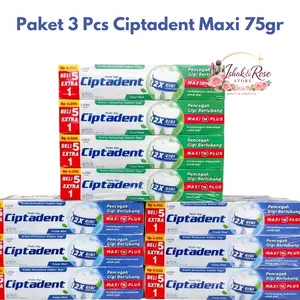 Paket 3pcs & 6pcs Ciptadent Pasta Gigi 75gram
