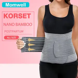 Momwell Korset Postpartum Bamboo - Korset Bamboo Pasca Melahirkan  SY01
