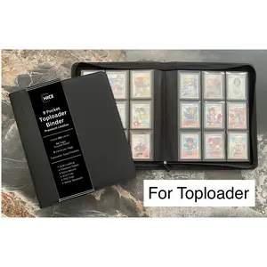 HICE Toploader Binder 9 Pocket 14 pages up to 252 cards for Pokemon Magic TCG