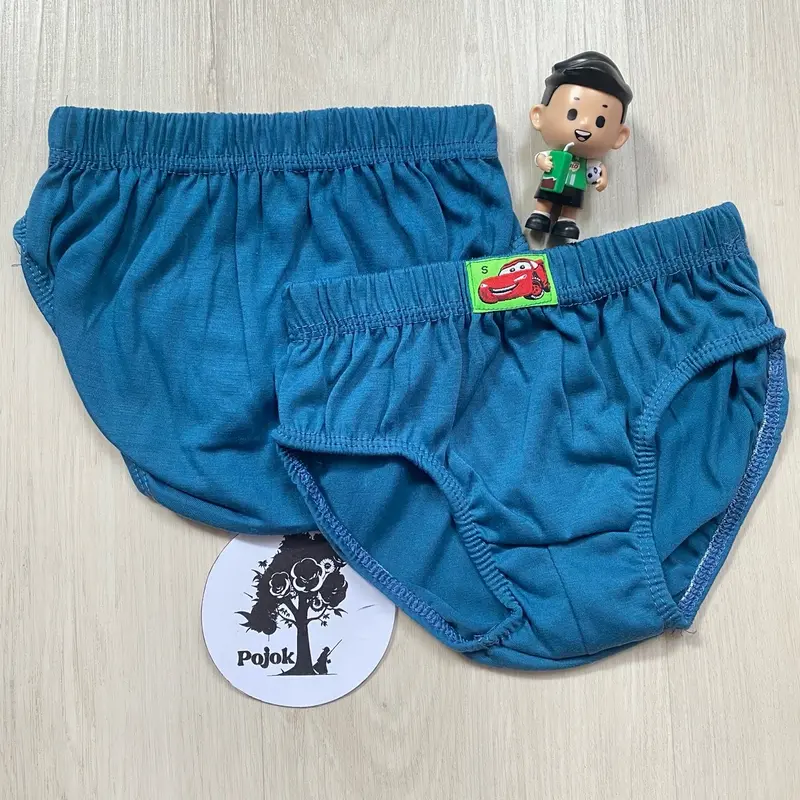(6pc) CD anak laki-laki logo CAR // Celana dalam anak laki2 model polos bahan katun halus kualitas premium 5