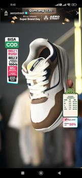 Product Review of Aerostreet 37-44 Boston Natural Khaki Natural - Sepatu Sneakers Casual from S**i 0