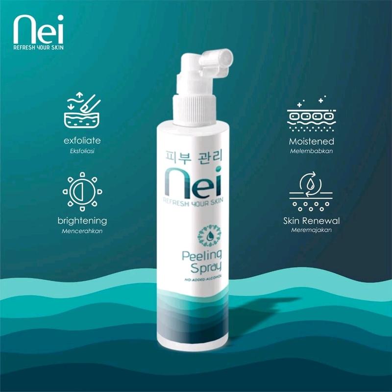 Nei peeling spray, membantu membersih kan kulit kusam, menghilangkan daki membersih kan kulit, 2