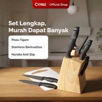 Gambar [SPESIAL KOKO PANCI]Cypruz Pisau Set Premium 10 pcs dari Cypruz Kitchenware Kota Bekasi 1 Tokopedia