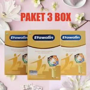 Etawalin Paket 3 Box Susu Herbal Untuk Kesehatan Tulang Dan Sendi Perbox 200 Gram Etawalin COD