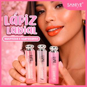 SANIYE Bálsamo Labial que Cambia de Color Adaptado a pH Hidratación Duradera y Reparación Personalizada，Color natural, belleza duradera.